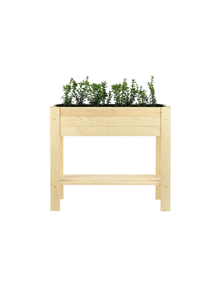 ZE1 - Ziołownik zielnik na nogach donica grządka warzywnik 80x34cm IMPREGNAT eko - product b2b.wamar.biz 3