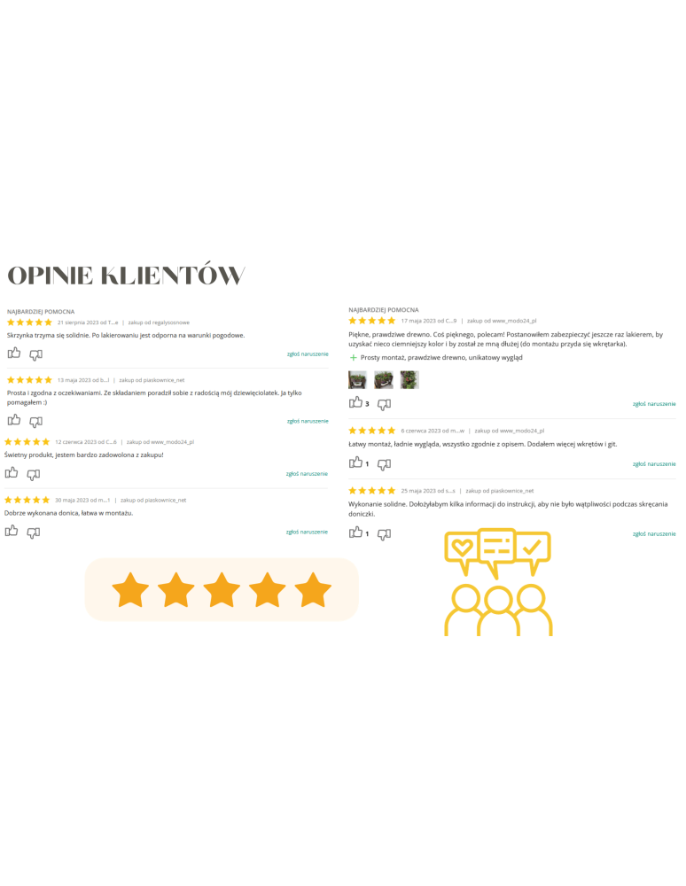 ZE1 - Ziołownik zielnik na nogach donica grządka warzywnik 80x34cm IMPREGNAT eko - product b2b.wamar.biz 10