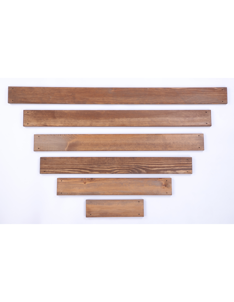 Deski Złączki Narożniki - Deska sosnowa z nawiertami 9x90x1,7 cm do donic grządek piaskownic drewno - produkt b2b.wamar.biz 4