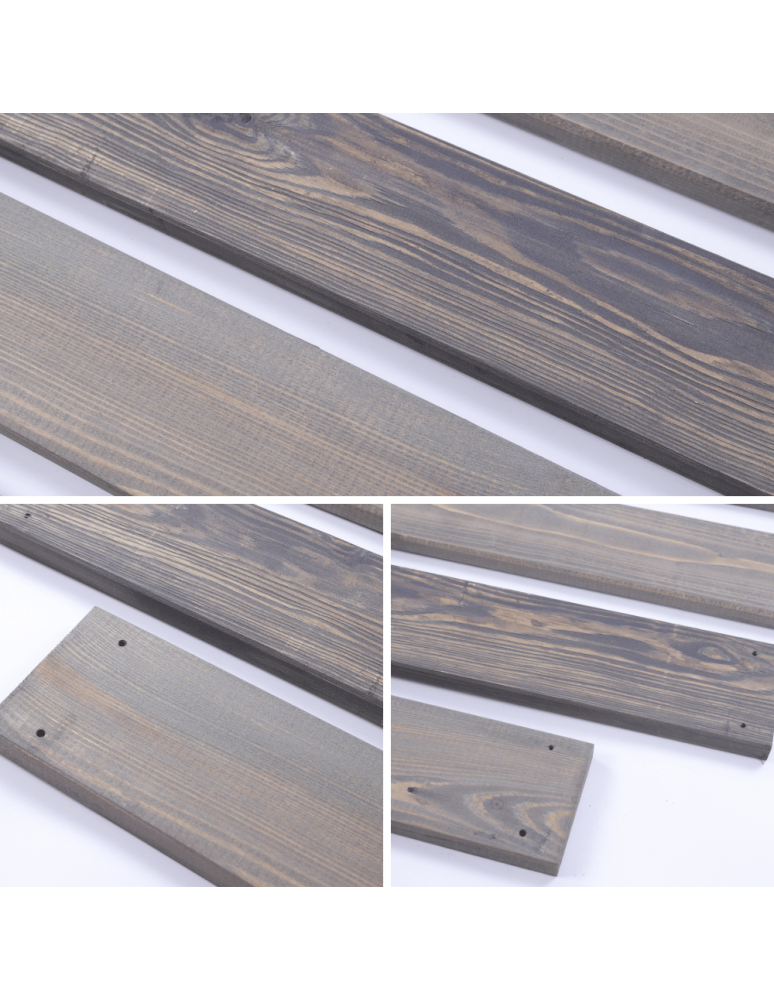 Deski Złączki Narożniki - Deska sosnowa z nawiertami 9x100x1,7 cm do donic grządek piaskownic eko - produkt b2b.wamar.biz 3