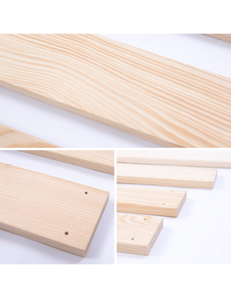 Deski Złączki Narożniki - Narożnik drewniany deska 27x9x1,7 cm do donic grządek piaskownic eko drewno - product b2b.wamar.biz 3