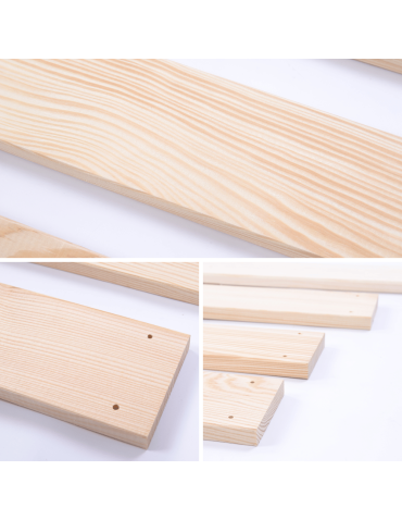 Deski Złączki Narożniki - Narożnik drewniany deska 36x9x1,7 cm do donic grządek piaskownic eko drewno - product 3