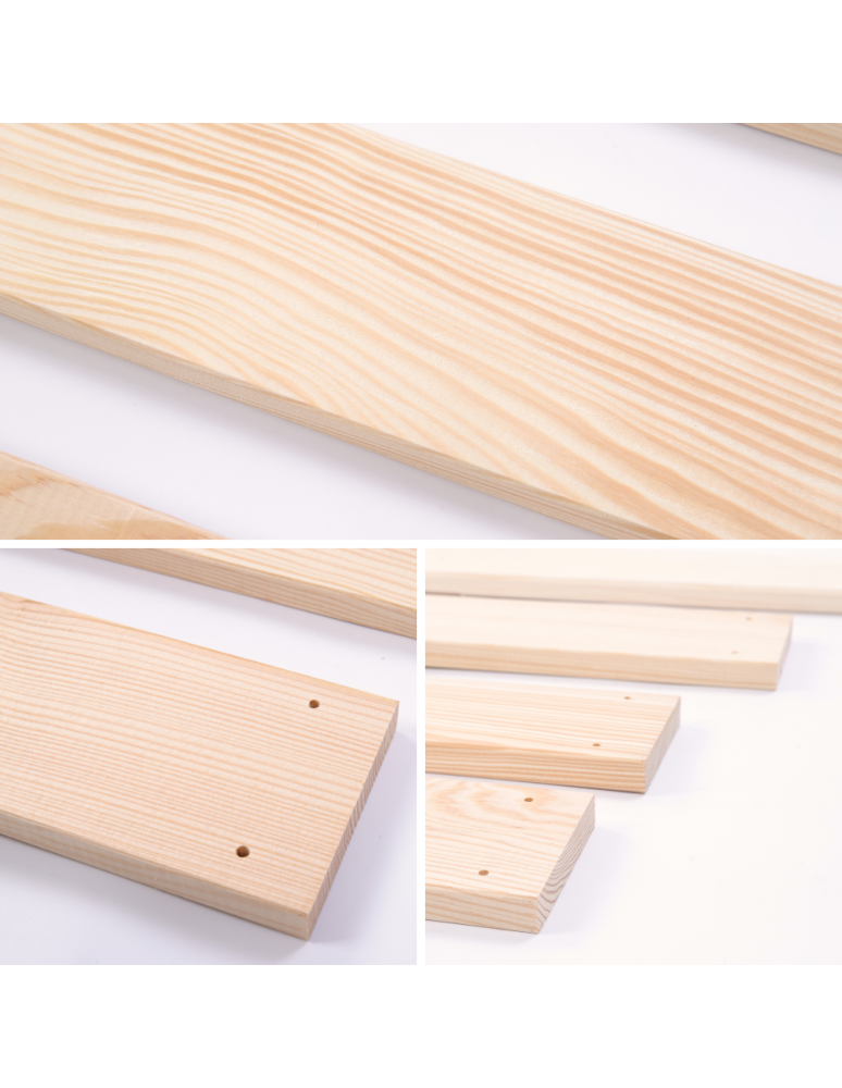 Deski Złączki Narożniki - Narożnik drewniany deska 9x9x1,7 cm do donic grządek piaskownic eko drewno - product b2b.wamar.biz 3