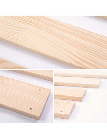 Deski Złączki Narożniki - Narożnik drewniany deska 54x9x1,7 cm do donic grządek piaskownic eko drewno - product 3