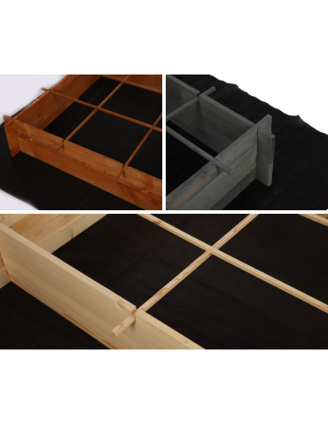 ZP05 - Skrzynia na warzywa zioła grządka podwyższona donica zielnik 80x60cm ECO - product 6