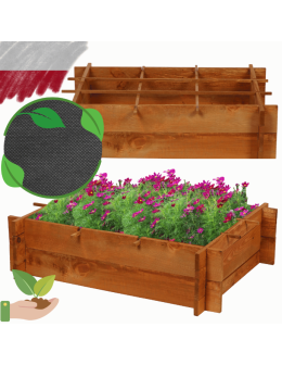 Skrzynia na warzywa zioła grządka podwyższona donica warzywnik 80x60cm ECO