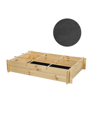 ZP05 - Skrzynia na warzywa zioła grządka podwyższona donica zielnik 120x80cm ECO - product 4