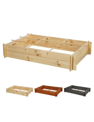 ZP05 - Skrzynia na warzywa zioła grządka podwyższona donica zielnik 120x80cm ECO - product 5