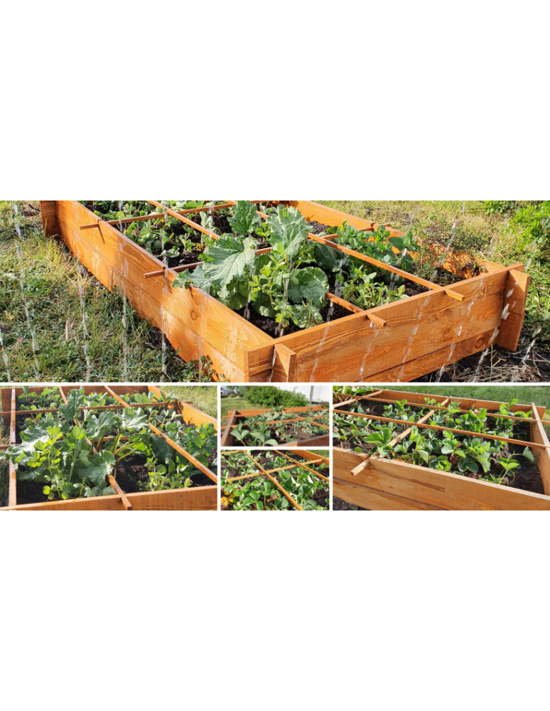 ZP05 - Skrzynia na warzywa zioła grządka podwyższona donica zielnik 120x80cm ECO - product b2b.wamar.biz 9