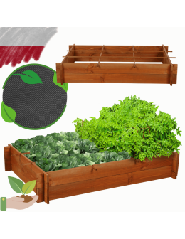 Skrzynia na warzywa zioła grządka podwyższona donica zielnik 120x80cm ECO