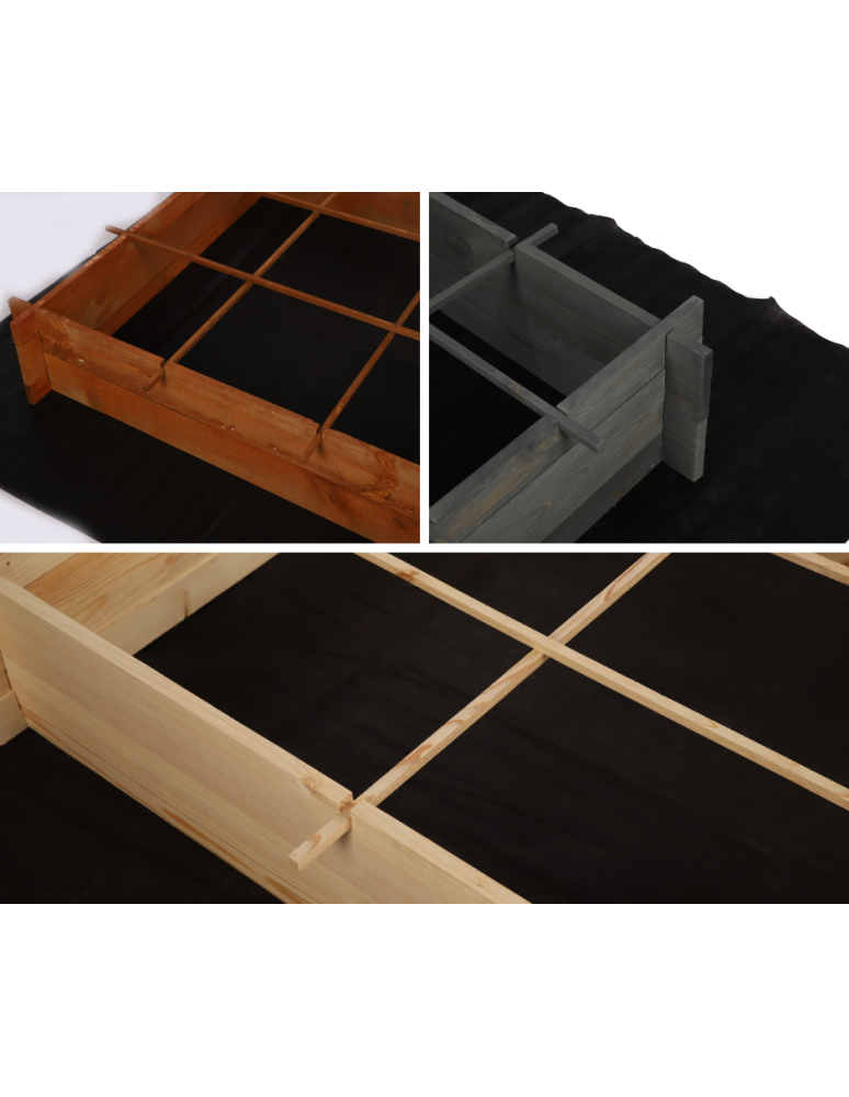 ZP05 - Skrzynia na warzywa zioła grządka podwyższona donica inspekt120x80cm ECO - product b2b.wamar.biz 6