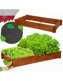 Skrzynia na warzywa zioła grządka podwyższona donica ziołownik 150x80cm ECO