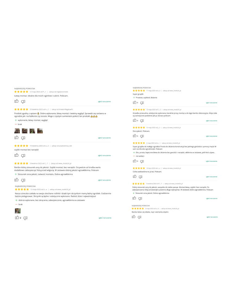 ZP05 - Skrzynia na warzywa zioła grządka podwyższona donica inspekt 150x80cm ECO - product b2b.wamar.biz 12