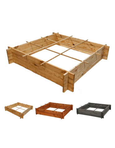 ZP05 - Skrzynia na warzywa zioła grządka podwyższona donica zielnik 100x100cm ECO - produkt 5