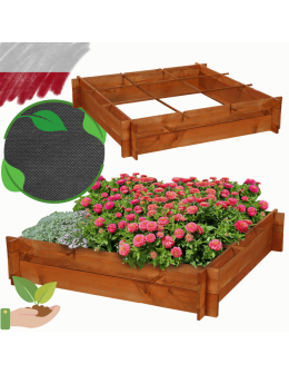 Skrzynia na warzywa zioła grządka podwyższona donica zielnik 100x100cm ECO