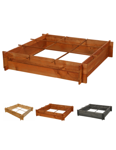 ZP05 - Skrzynia na warzywa zioła grządka podwyższona donica zielnik 100x100cm ECO - product 5