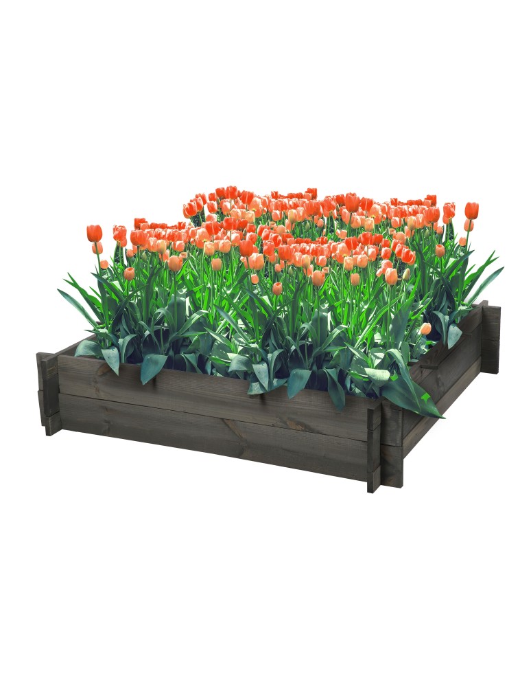 ZP05 - Skrzynia na warzywa zioła grządka podwyższona donica zielnik 100x100cm ECO - product b2b.wamar.biz 2