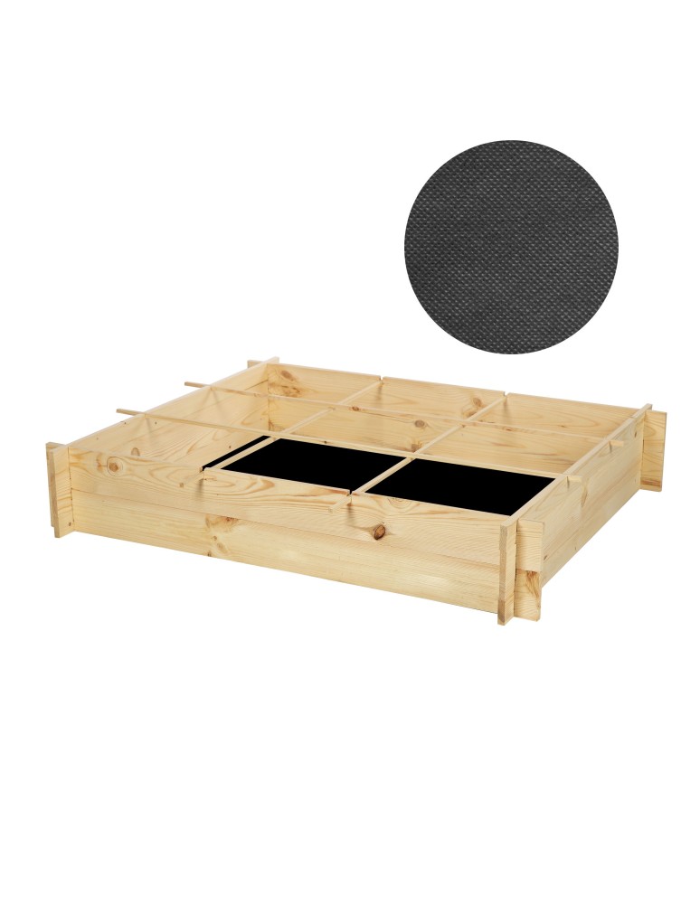 ZP05 - Skrzynia na warzywa zioła grządka podwyższona donica zielnik 120x100cm ECO - product b2b.wamar.biz 4