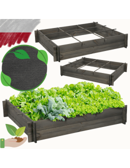Skrzynie na warzywa zioła grządka podwyższona skrzynia zielnik 120x100cm ECO