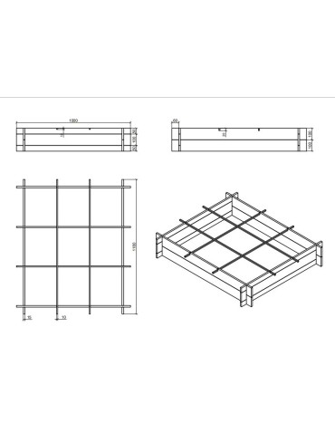 ZP05 - Skrzynie na warzywa zioła grządka podwyższona skrzynia zielnik 120x100cm ECO - produkt 11