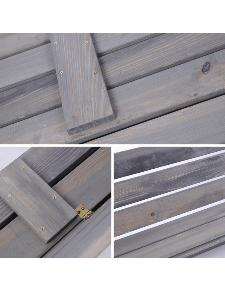 Piaskownice - Piaskownica impregnowana 120x120 z ławeczkami AGROWŁÓKNINA eko drewno - product b2b.wamar.biz 8