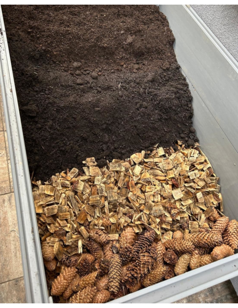 Surowce organiczne - SZYSZKI DO OGRODU  na RABATY ŚCIÓŁKĘ GRZĄDKI DEKORACJE eko 10KG 50L 1500SZT - product b2b.wamar.biz 6