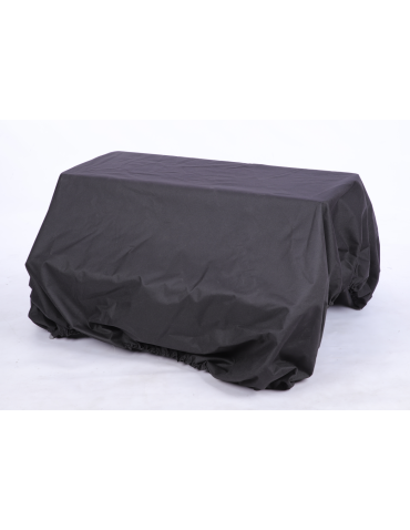 Uniwersalne plandeki- ochronne pokrowce - Pokrowiec ochronny na ławeczkę ławkę CZARNY WODOODPORNY z gumką 50x91x90 - product 3