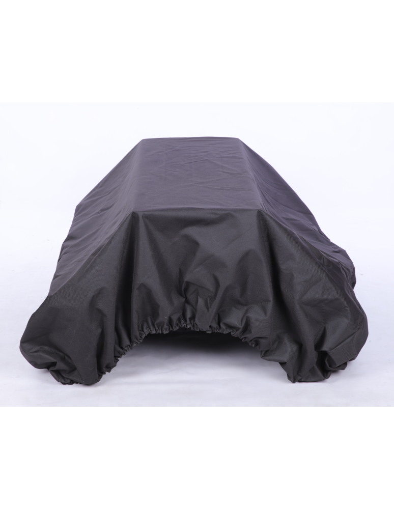 Uniwersalne plandeki- ochronne pokrowce - Pokrowiec ochronny na ławeczkę ławkę CZARNY WODOODPORNY z gumką 50x91x90 - product b2b.wamar.biz 5