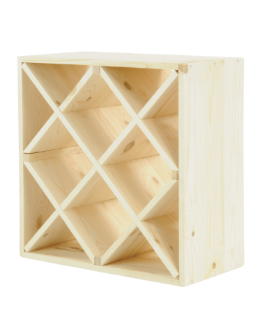 Stojak na wino szafka na butelki regał typu 4X 50x50x25 cm 24 butelki EKO - product 2
