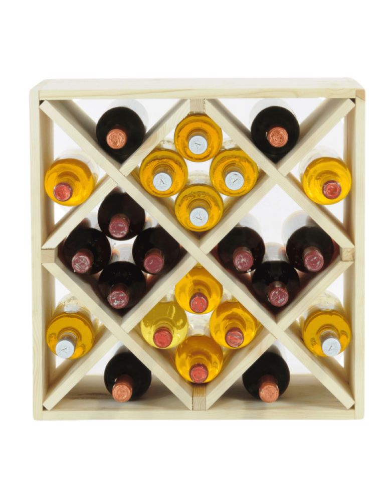 Skrzynkowe regały RW61 - Stojak na wino szafka na butelki regał typu 4X 50x50x25 cm 24 butelki EKO - product b2b.wamar.biz 6