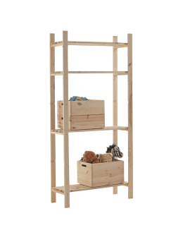 Regał na książki regał na zabawki regał drewniany do spiżarni 170x80x29 eko - product 2