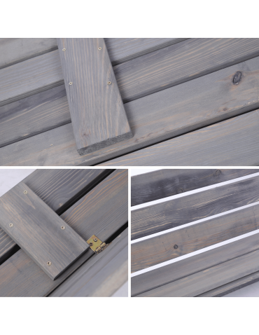 Piaskownice - Piaskownica impregnowana 120x120 z ławeczkami AGRO PLANDEKA eko drewno - product 8