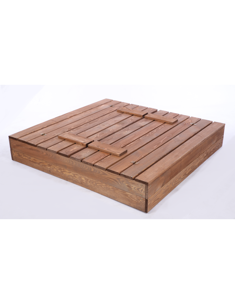 Piaskownice - Piaskownica impregnowana 120x120 z ławeczkami AGRO PLANDEKA POKRYWA oparcie - product b2b.wamar.biz 4