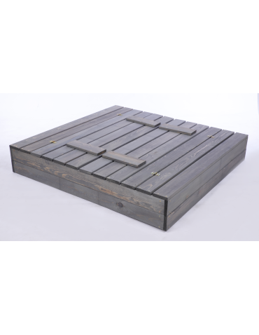 Piaskownice - Piaskownica Z POKRYWĄ 120x120 z ławeczkami AGRO PLANDEKA IMPREGNOWANA EKO - produkt 4