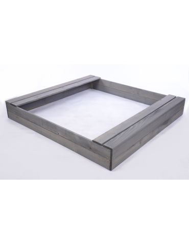 Piaskownica impregnowana 140x140 z ławeczkami AGRO PLANDEKA eko drewno - product 2