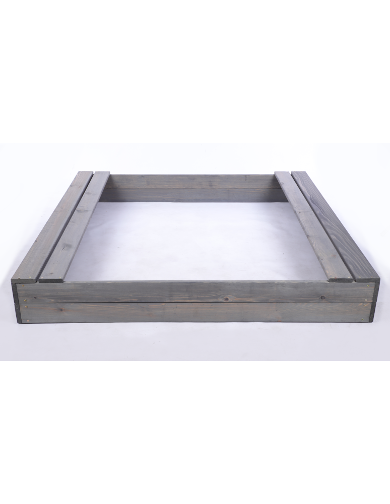 Piaskownice - Piaskownica impregnowana 140x140 z ławeczkami AGRO PLANDEKA eko drewno - product b2b.wamar.biz 3