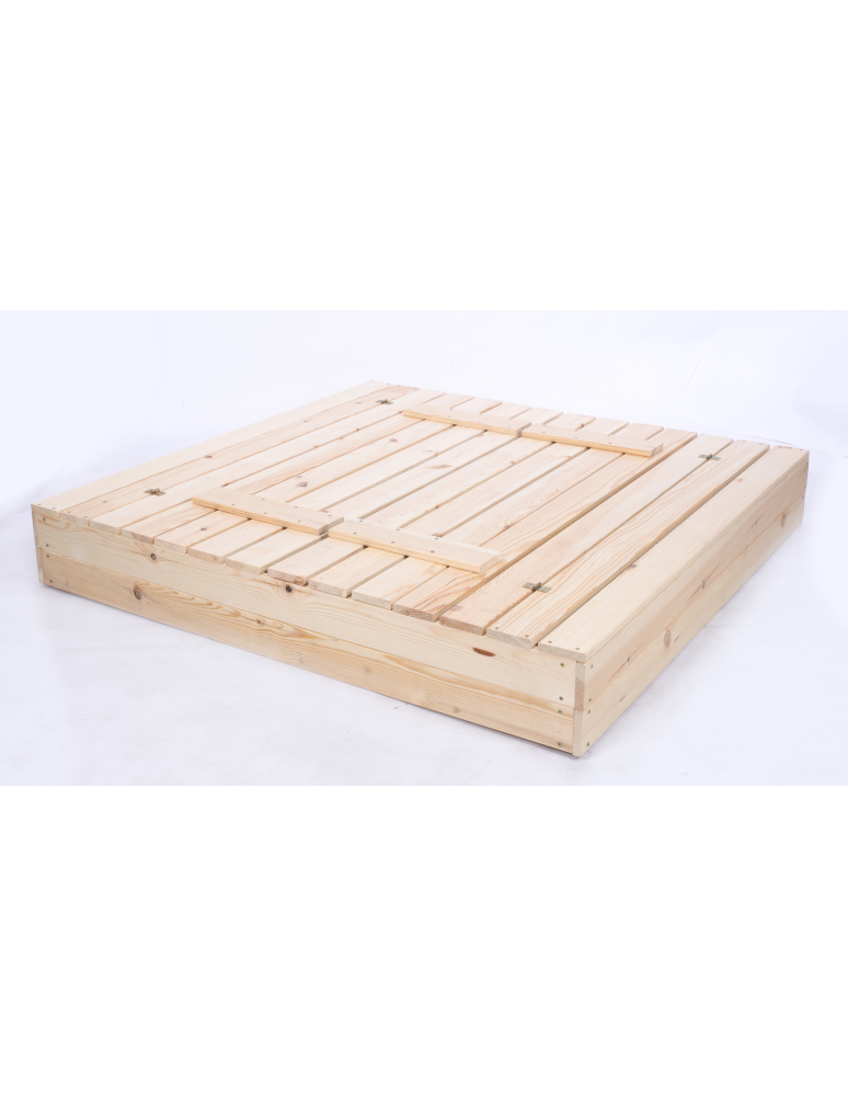 Piaskownice - Piaskownica impregnowana 140x140 z ławeczkami AGRO PLANDEKA Z POKRYWĄ EKO - produkt b2b.wamar.biz 4