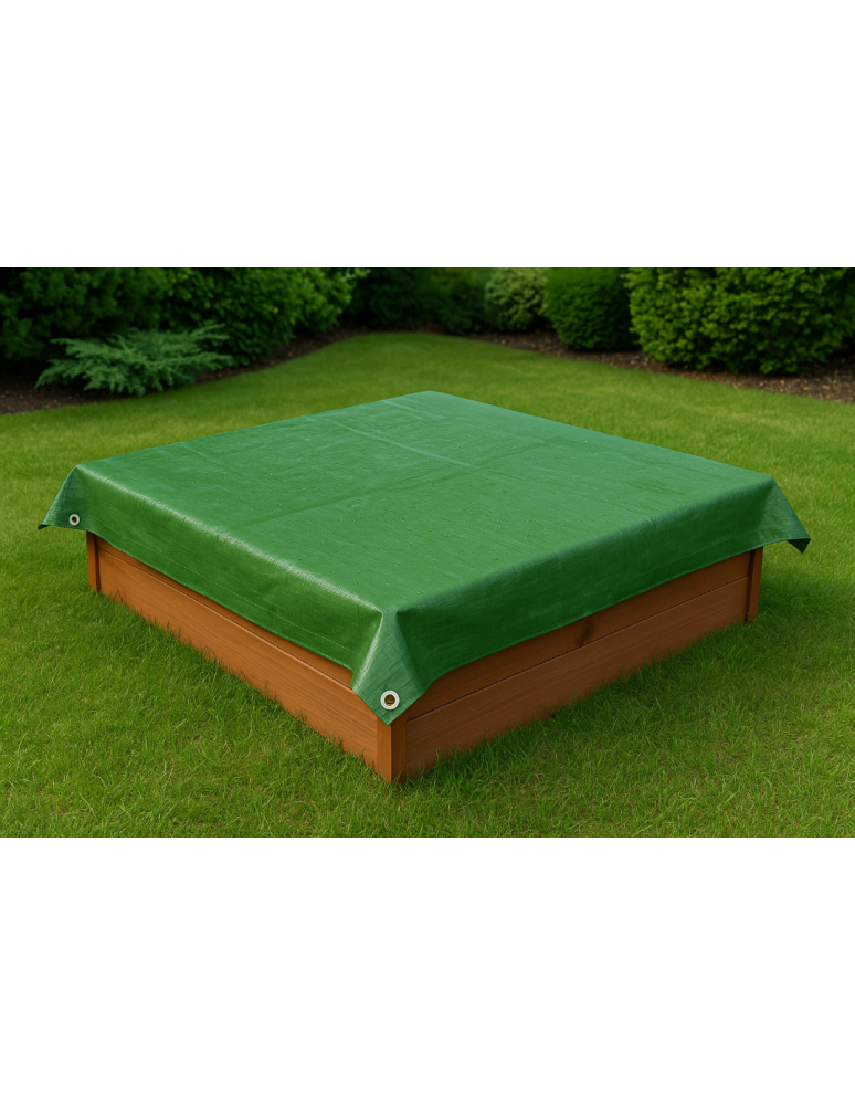 Uniwersalne plandeki- ochronne pokrowce - Plandeka wodoodporna MOCNA PE z oczkami 2x2m WZMACNIANA GRUBA okryciowa UV - product b2b.wamar.biz 6