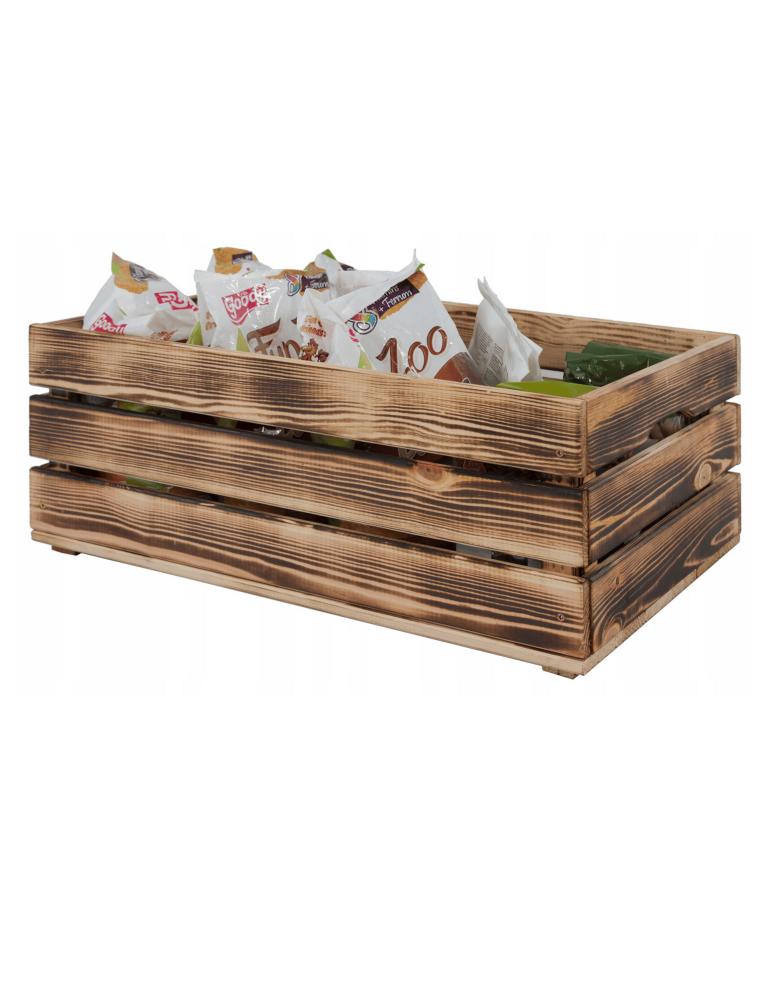 Skrzynki drewniane na ścianę- wino małe i duże rozmiary SD - Drewniana skrzynka na owoce warzywa pudełko 60x40 z rączkami TRWAŁA DUŻA - product b2b.wamar.biz 2