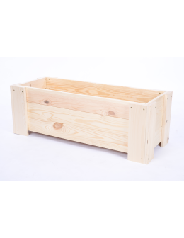 Donica drewniana ogrodowa warzywna doniczka na balkon szer. 80 cm FOLIA - product 2