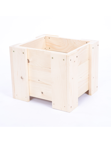 Donica drewniana ogrodowa IMPREGNAT doniczka na balkon szer. 30 cm FOLIA - product 2