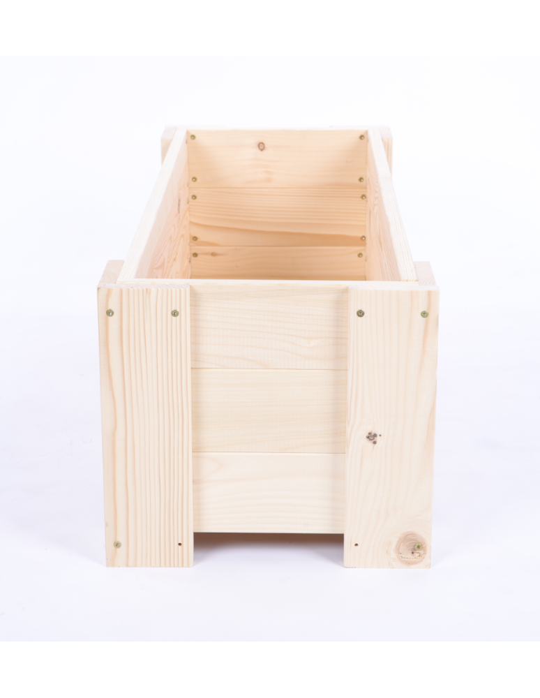 Duże Donice Drewniane Ogrodowe - Donica drewniana ogrodowa IMPREGNAT doniczka na balkon szer. 60 cm FOLIA - product b2b.wamar.biz 4