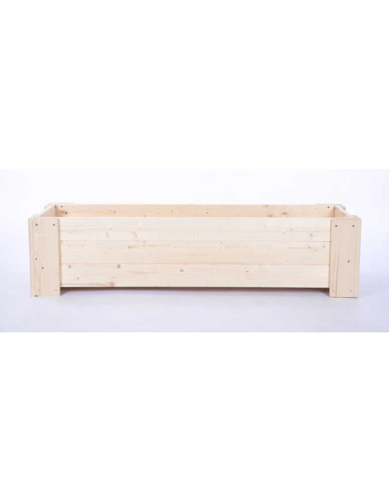 Duże Donice Drewniane Ogrodowe - Donica drewniana ogrodowa IMPREGNAT doniczka na balkon szer. 137 cm FOLIA - product b2b.wamar.biz 3