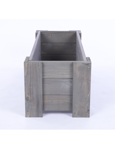 Duże Donice Drewniane Ogrodowe - Donica drewniana IMPREGNAT warzywna doniczka tarasowa szer. 80 cm FOLIA - product 4