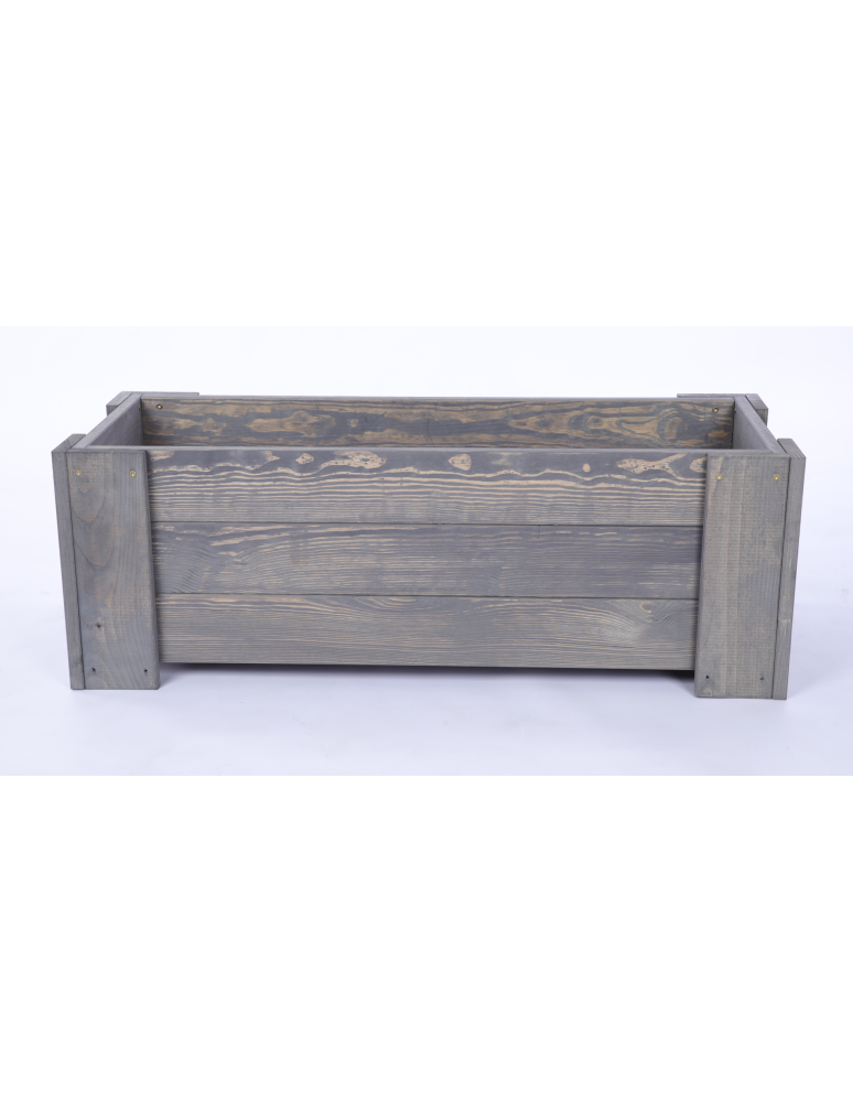 Duże Donice Drewniane Ogrodowe - Donica drewniana IMPREGNAT warzywna doniczka tarasowa szer. 90 cm FOLIA - product b2b.wamar.biz 3