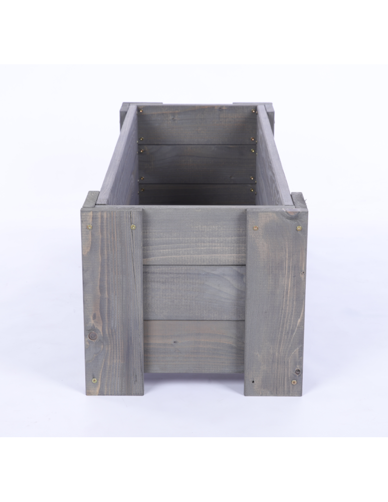 Duże Donice Drewniane Ogrodowe - Donica drewniana IMPREGNAT warzywna doniczka tarasowa szer. 90 cm FOLIA - product b2b.wamar.biz 4