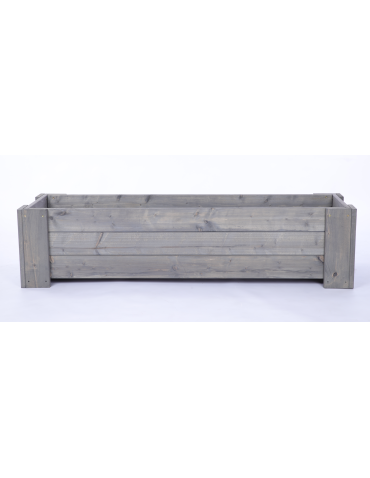 Duże Donice Drewniane Ogrodowe - Donica drewniana IMPREGNAT warzywna doniczka tarasowa szer. 117 cm FOLIA - product 3