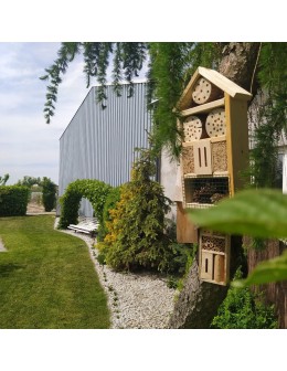 Domek dla owadów hotel budka lęgowa IMPREGNAT domki MEGA DUŻY aż 47cm! EKO - product 2