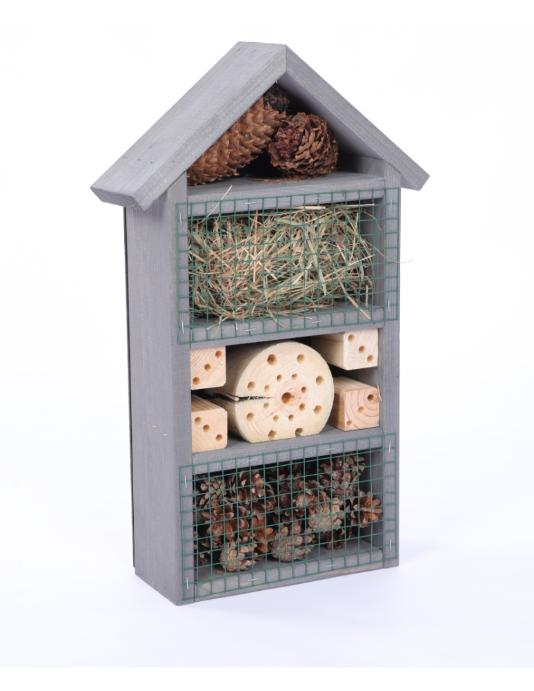 Hotel dla owadów- domek na owady - Domek dla owadów hotel budka lęgowa IMPREGNAT domki MEGA DUŻY aż 47cm! EKO - product b2b.wamar.biz 6