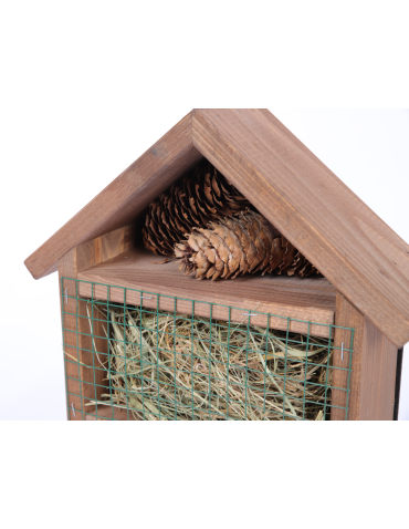 Hotel dla owadów- domek na owady - Domek dla owadów hotel budka lęgowa IMPREGNAT domki MEGA DUŻY aż 47cm! EKO - product 5